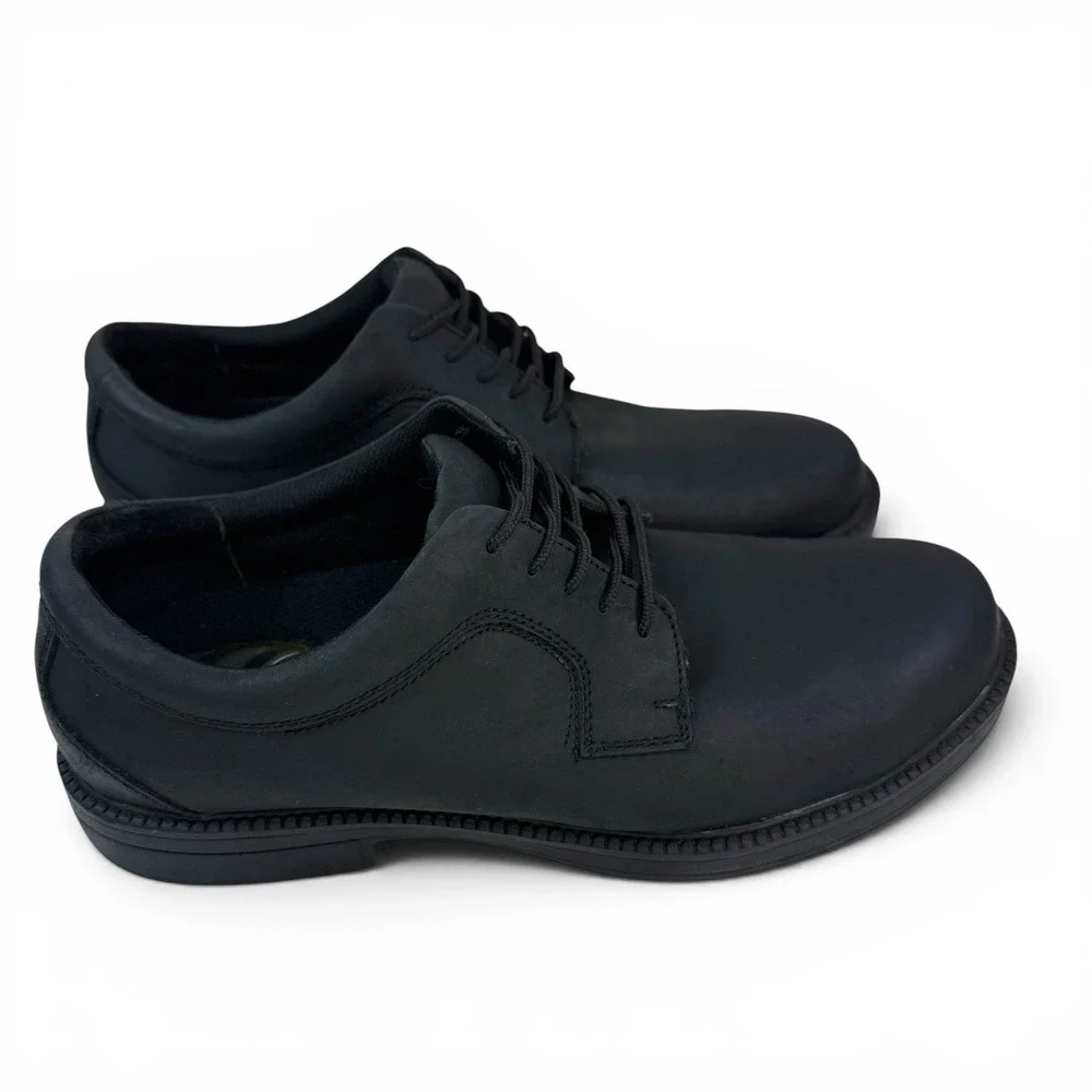 Dr Scholl's Cardoba Mens 13M‎ Black Leather Comfort Oxford Derby Lace Up Shoes